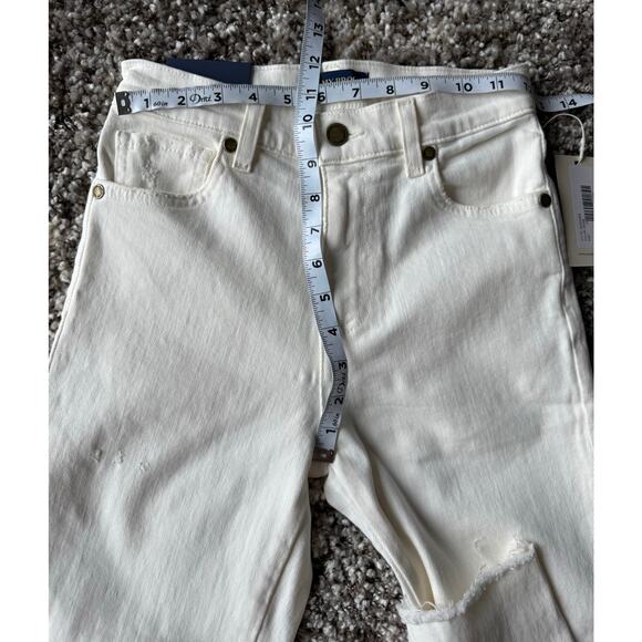 Ramy Brook NWT Langley White High Rise Ankle Jeans size 24 - Picture 13 of 15
